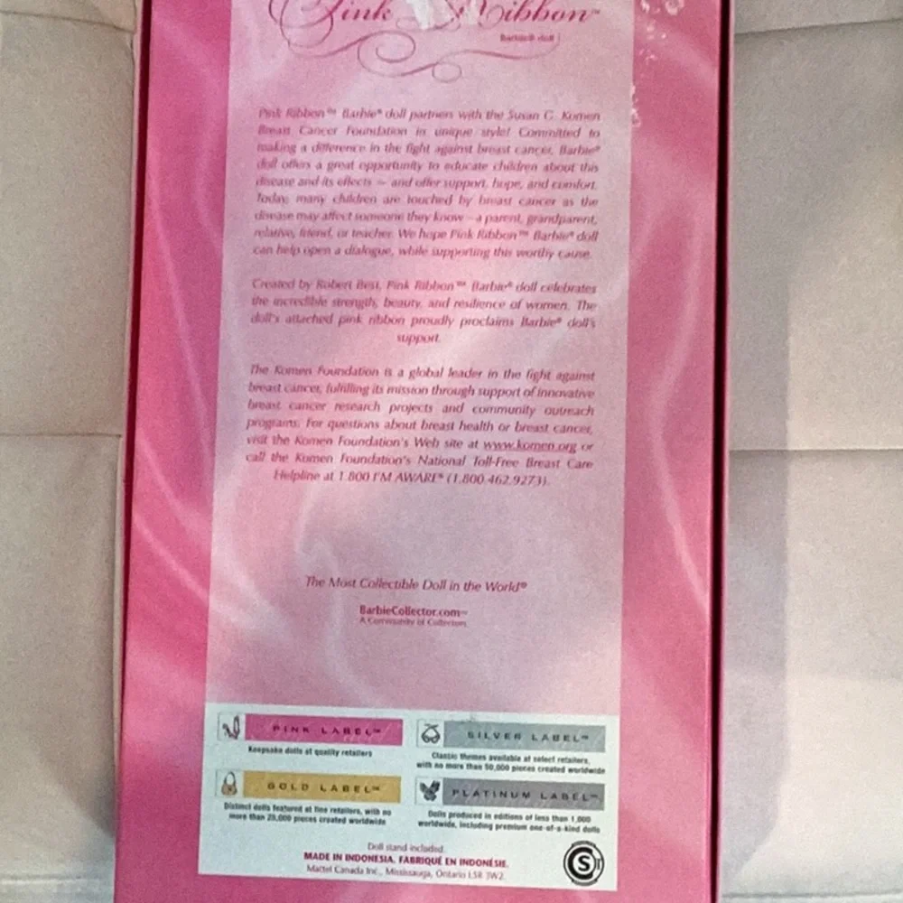 Pink Ribbon Barbie - Picture 6 of 6